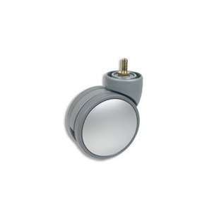 Cool Casters   Grey Caster with Silver Finish   Item #400 75 GY SI TS 