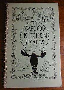 CAPE COD KITCHEN SECRETS ~ 1949 HOSPITAL AID COOKBOOK  