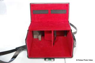 Vintage Minolta SRT camera case genuine leather bag  