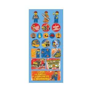  Lego Jumbo Cardstock Stickers, City Construction Arts 