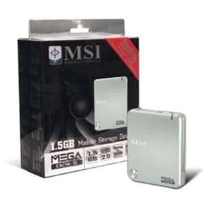  Micro Star A.5GB MINI STORAGE DRIVE SILVER WITH CASE USB2 