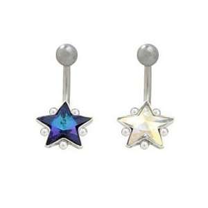  Star Jewel Belly Button Ring   TUST 1 Jewelry