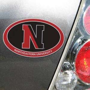  Northeastern Huskies Oval Magnet Automotive