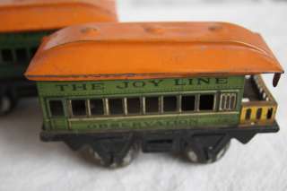   VTG TRAIN MARX #357 THE JOY LINE COACH PREWAR TINPLATE PASSENGER CAR