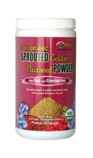 Canada SPROUTED Golden Flax Seed flaxseed+Goji Omega 3  