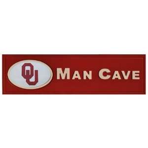 University of Oklahoma Sooners Man Cave Wooden Bar Sign  