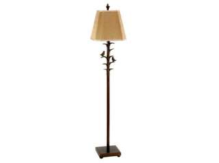   lamp post with an elegant bird on branch design. Uses a standard bulb