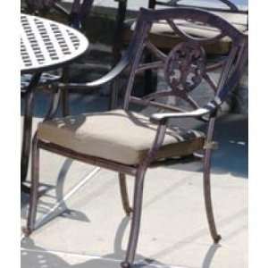   Lista Dining Stackable Arm Chair w/FS Cushion   AW