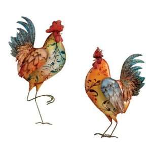  Rooster Wall Decor (Pack of 2) by by Midwest CBK