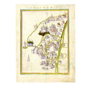   Map, Chairum Giclee Poster Print by Ptolemy , 32x42