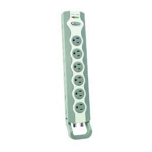  Coleman Cable 04642 6 Outlet Surge Protector with TV/Cable 
