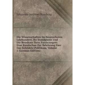   Publikum, Volume 1 (German Edition) Johannes Andreas Romberg Books