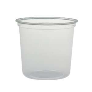 Solo MN24X 24 Oz. Unprinted Translucent Container Plastic (500 Pack 