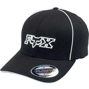  Fox Racing Head Trip Flexfit Hat   Large/X Large/Black 
