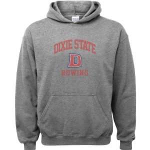 Dixie State Red Storm Sport Grey Youth Varsity Washed Rowing Arch 