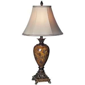 Bronze Faux Marble Table Lamp