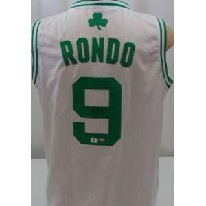  Signed Rajon Rondo Jersey   GAI   Autographed NBA Jerseys 