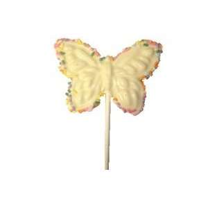 Butterfly lollipop with sprinkles  Grocery & Gourmet Food