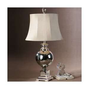  Uttermost Chase Silver Sphere Table Lamp