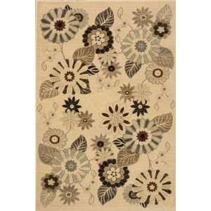 Central Oriental   Stone Creek   Blossoming Garden Area Rug   53 x 7 