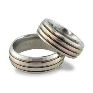   00 Earth Tone Titanium Wedding Band Set. Choose your Color for Free