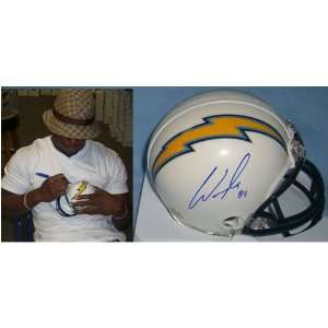 Craig Davis (San Diego Chargers) Signed Autographed Mini Helmet (PSA 