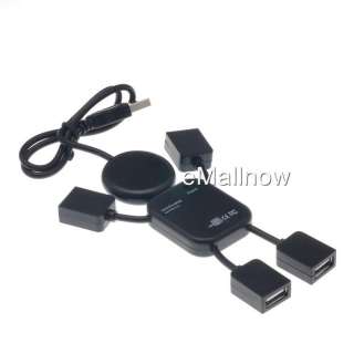 HT42B USB 2.0/1.1 Hi Speed 4 port Mini Hub Little Man   Black  