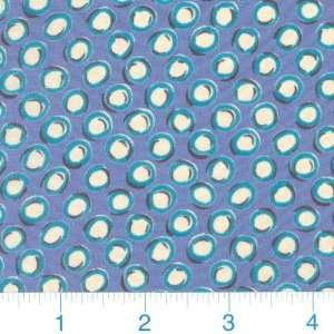   de Chine Dots Blue/Azure Fabric By The Yard Arts, Crafts & Sewing