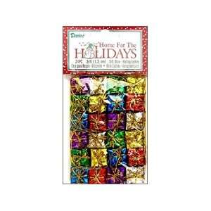  Darice Holiday Decor Gift Box .5 Holographic Multi 24pc 