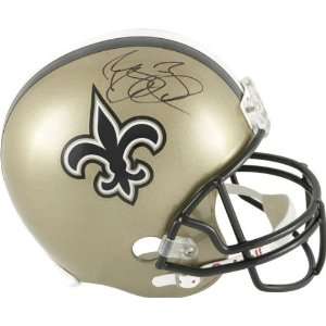 Reggie Bush Autographed Helmet  Details New Orleans Saints, Riddell 