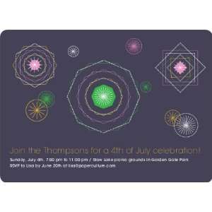  Spirograph Fireworks Party Invitations Health & Personal 