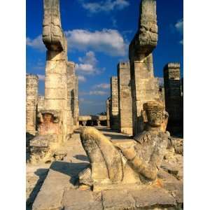  Chac Mool with Serpent Columns, Portico of Temple of the 
