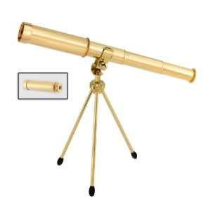  Classic Solid Brass 14 Spyglass Pirate Telescope with 