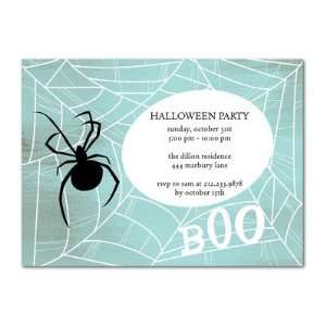 Halloween Party Invitations   Spider Web By Magnolia Press 