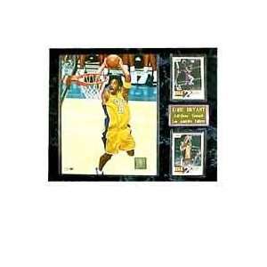  NBA Lakers Kobe Bryant # 8. Two Card Player Plaque Sports 
