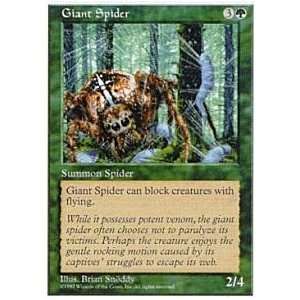 Magic the Gathering   Giant Spider   Fifth Edition Toys & Games