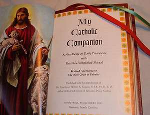 Prayer Book My Catholic Companion GoodWill Publishers 1961 Profusely 