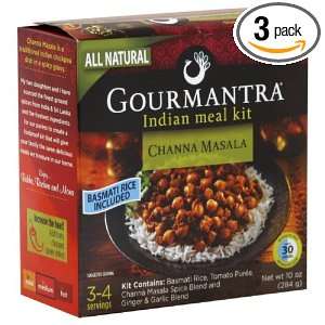 Gourmantra Channa Masala Kit, 10 ounces (Pack of3)  