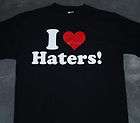 LOVE HATERS   Funny Humor t shirt S,M,L,XL,2XL Brand New   very Nice 