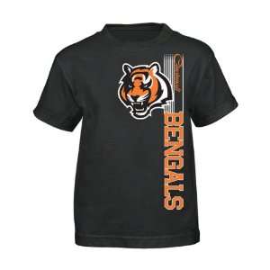  Cincinnati Bengals Youth Black Vertical T Shirt Sports 