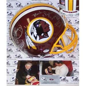 John Riggins & Mark Rypien Autographed/Hand Signed Washington Redskins 