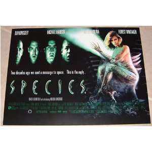  Species   Original Movie Poster   12 x 16 
