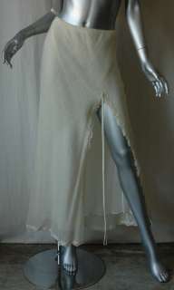LA PERLA Gauze+Lace Cami Top+Skirt Dress Outfit M NEW  