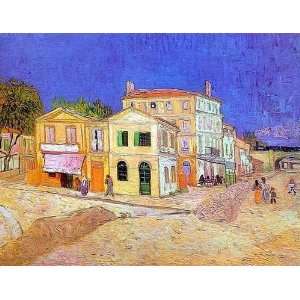   Painting The Yellow House Vincent van Gogh Hand Painted Art Home