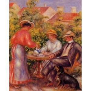  Oil Painting The Cup of Tea Pierre Auguste Renoir Hand 