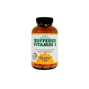 Country Life Buffered Vit C 1000/150 mg, 100 tabs (Pack of 2)