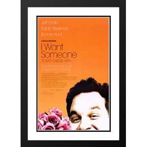   Want Someone to Eat Cheese 20x26 Framed and Double Matted Movie Poster