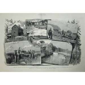  Souris Prarie Town Manitoba 1883 Plum Creek Homestead 