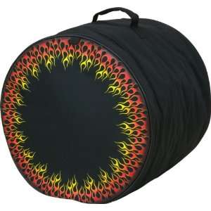   Piece Fusion Padded Drum Bag Set, Ring of Fire Musical Instruments