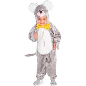  Childs Plush Grey Mouse Costume (Size Small 4 6) Toys 